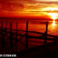 Atardecer de pesca en Chascomús