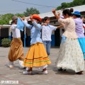 Acto escolar en colegio argentino